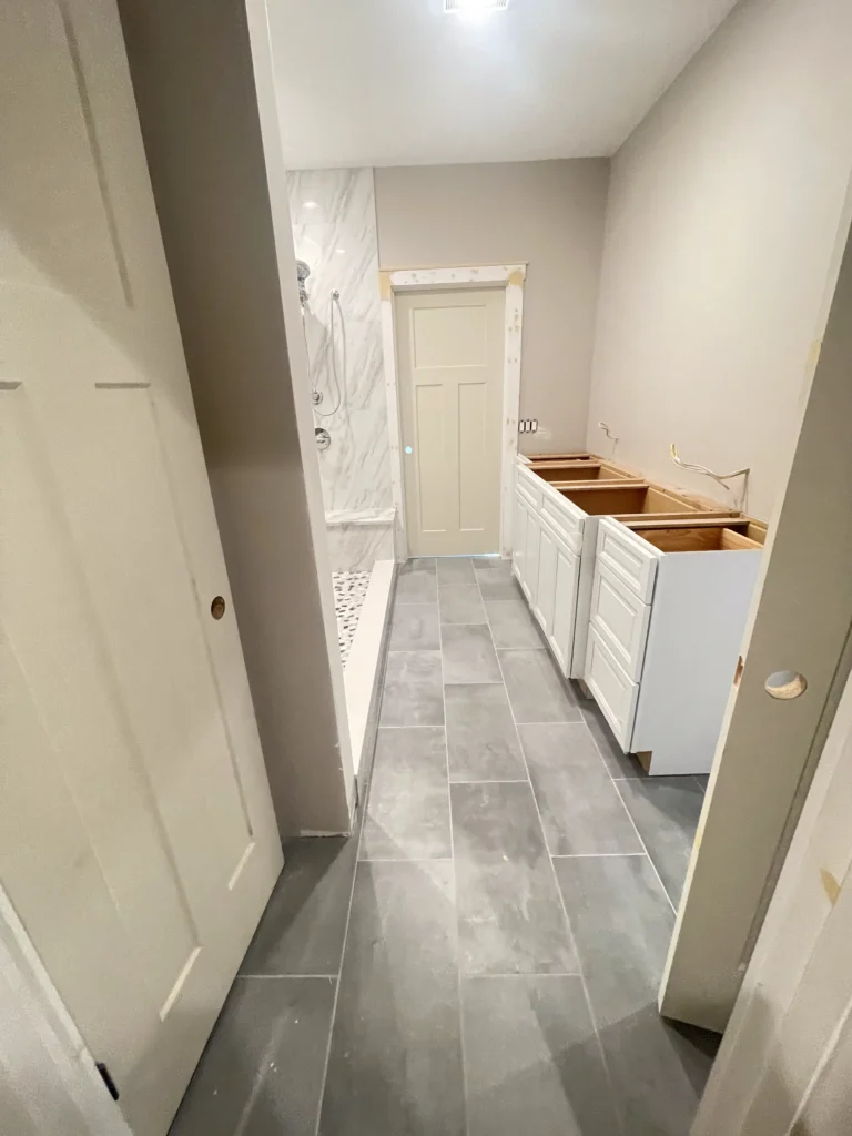 Kitchen remodel with new appliances and layout