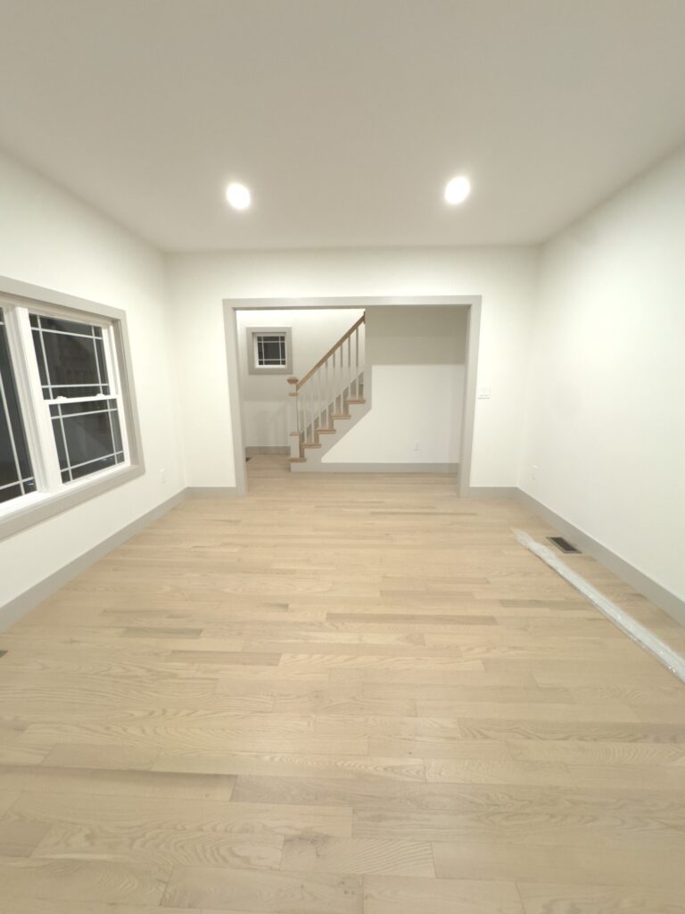 Detailed interior finish work and custom millwork