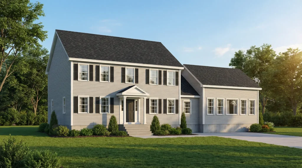 Beautiful home exterior showcasing quality craftsmanship