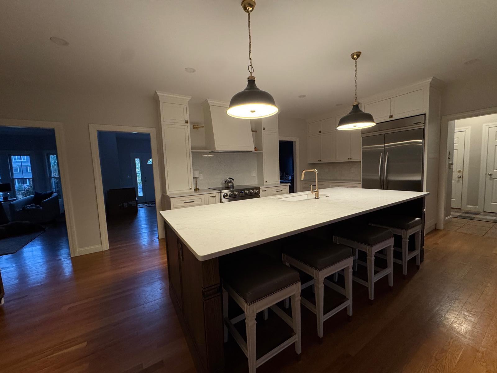 Modern kitchen renovation MetroWest Massachusetts