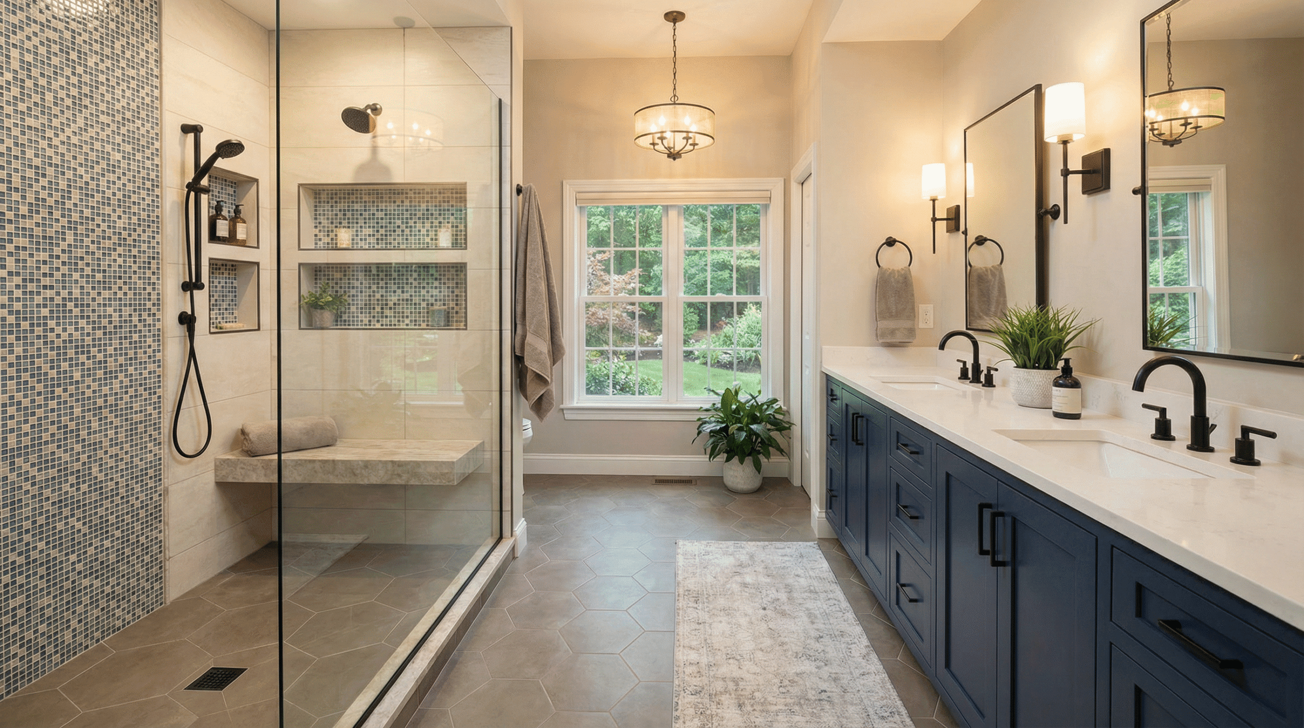 Bathroom Remodeling project in Milford, MA by Regulus Construction