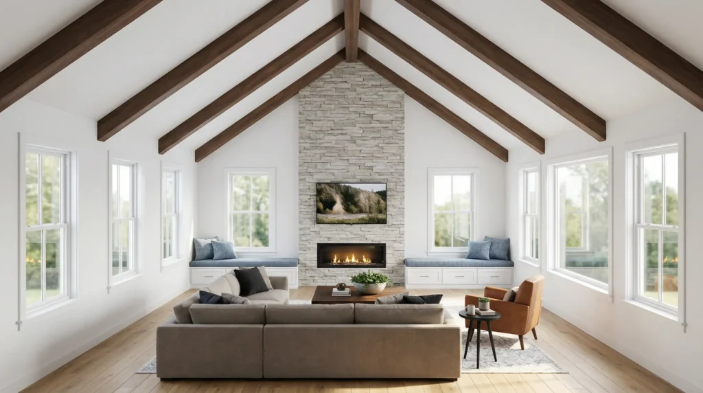 3D architectural rendering - front elevation design